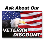ask about our veteran discount on pest control services